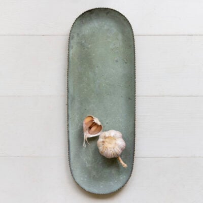Bathwick Oblong Tray With Beading