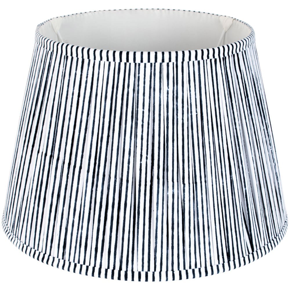 Lampshade Stripe Blue 30cm