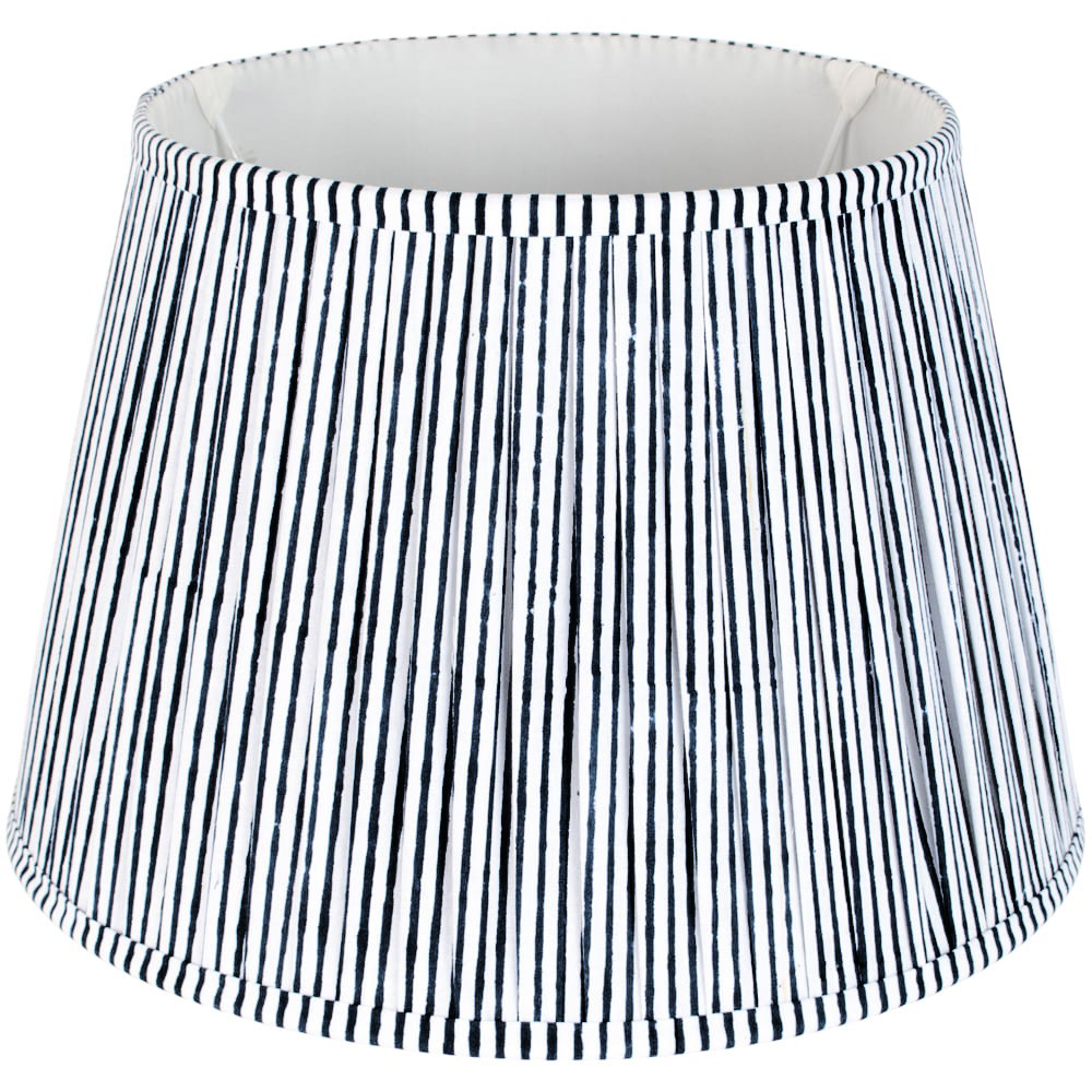 Lampshade Stripe Blue 30cm