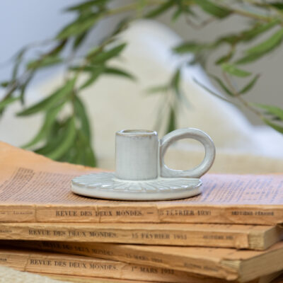 Ceramic Candle Holder Padstow Mizzle