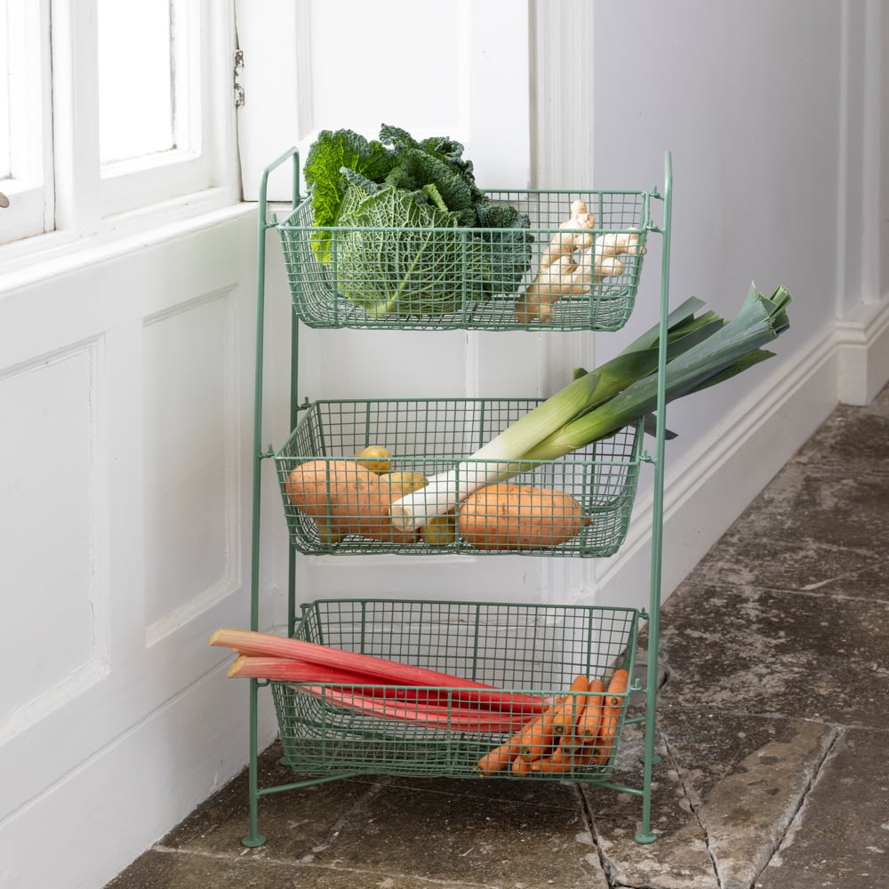 Wire Shelf Stand Sage