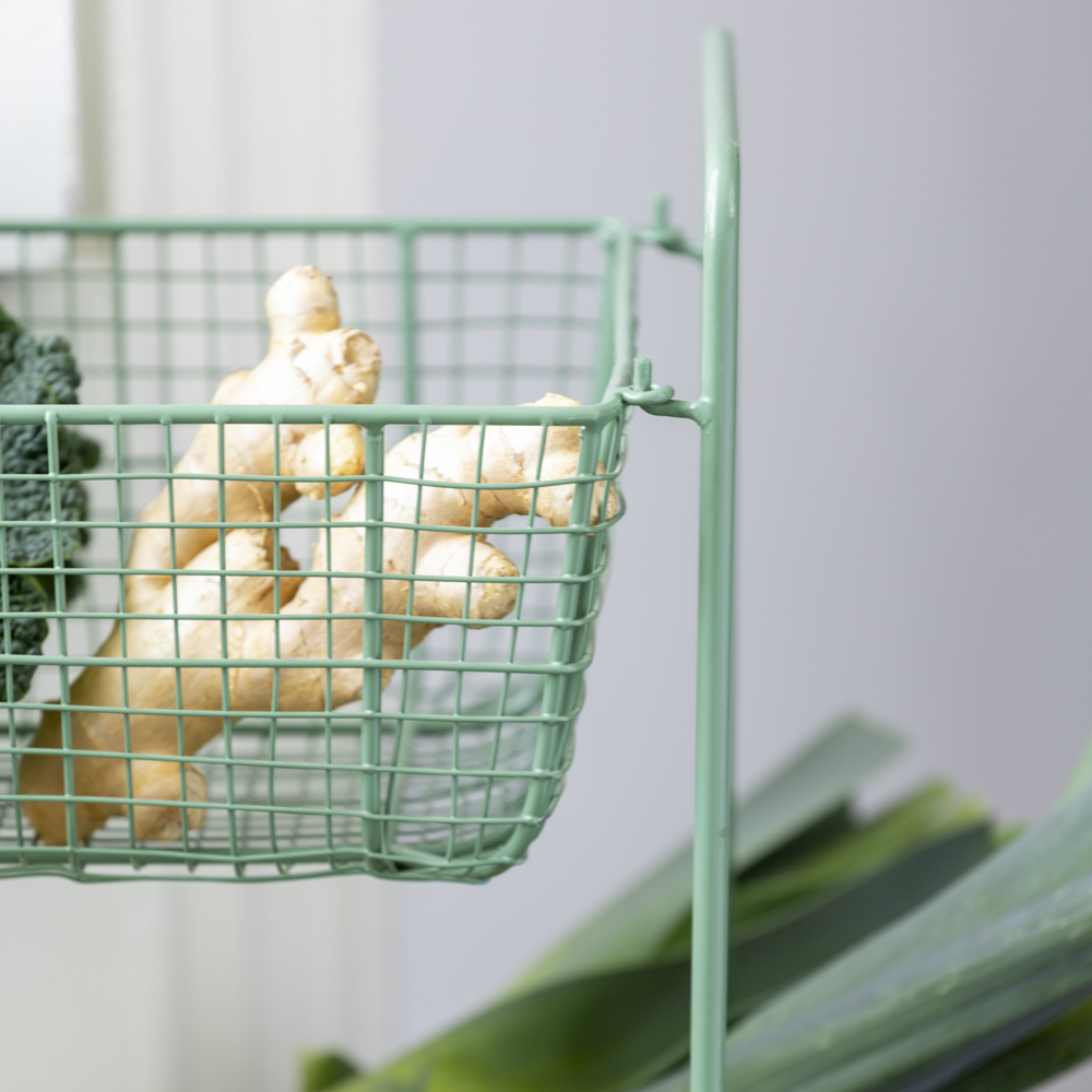 Wire Shelf Stand Sage