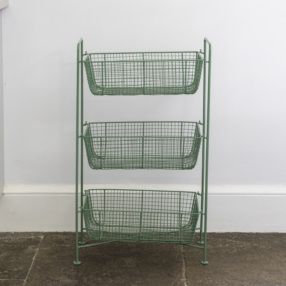 Wire Shelf Stand Sage