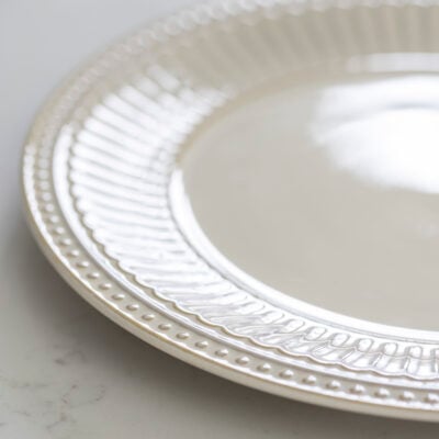 Pembroke Stoneware Dinner Plate Cream