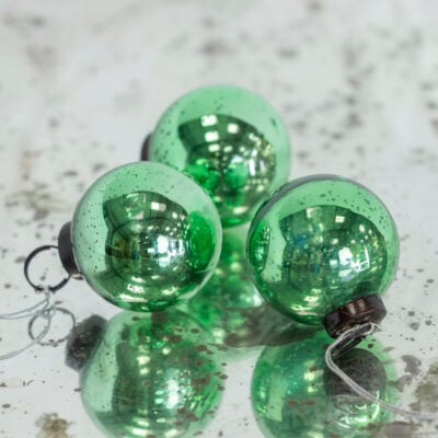Shiny Green Round Bauble