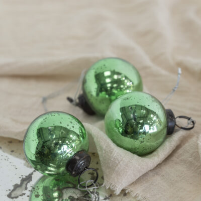 Shiny Green Round Bauble