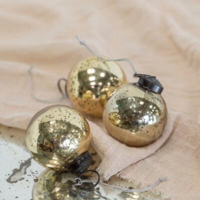 Shiny Gold Round Bauble