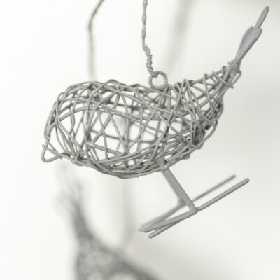 Bird Garland Antique Grey