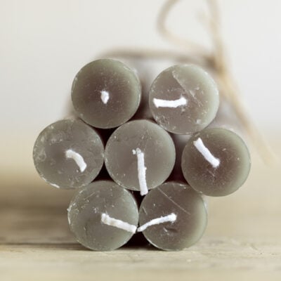 Rustic Dinner Candle Caramel