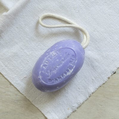 Marseille Body Soap on a Rope Lavender