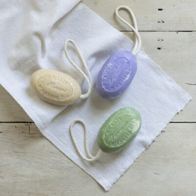 Marseille Body Soap on a Rope Lavender