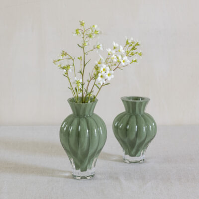 Ribbed Posy Vase