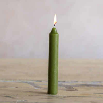 Stubby Candle Fern Green