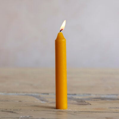 Stubby Candle Ochre