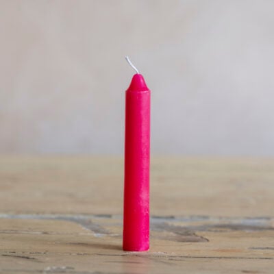 Stubby Candle Fuchsia