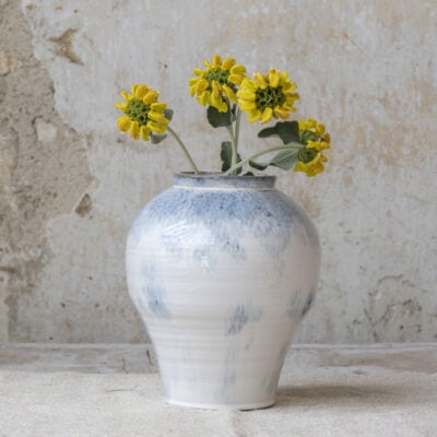 Cassis Stoneware Vase