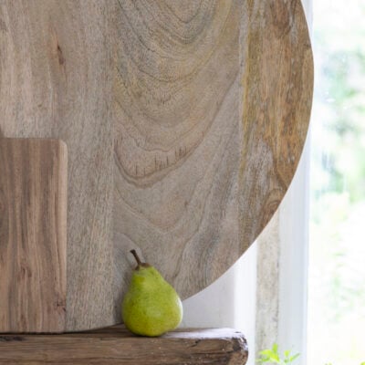Mango Serving Board with Feet Large