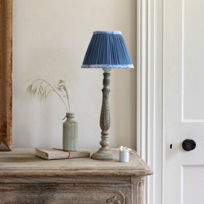 Cotton Lampshade Cornflower 20cm