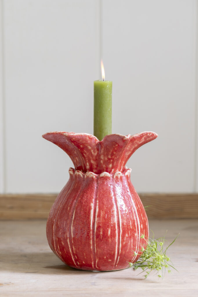 Candle Holder & Vase Duo Martinique Cherry
