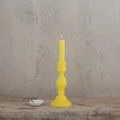 Candlestick Shaped Candle Lemon Medium