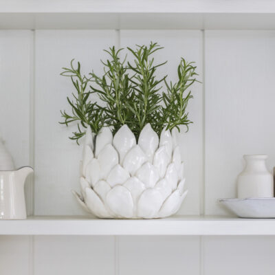 Planter Petals White
