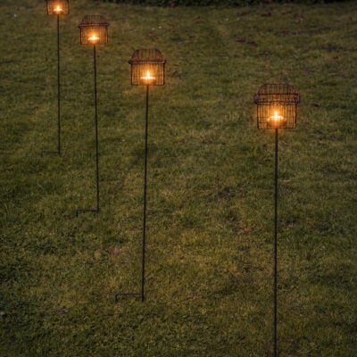 Wire House T-Light Holder