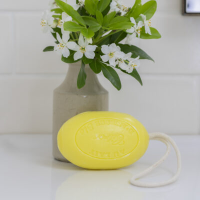 Marseille Body Soap on a Rope Lemon