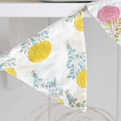 Bunting Cotton Hand Block Print