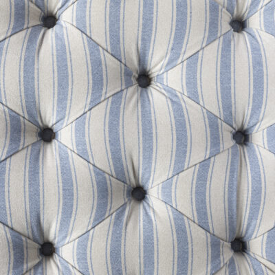 Ottoman Ticking Stripe Blue