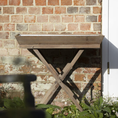 Potting Table with Removeable Zinc Tray