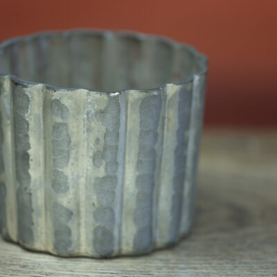 Scalloped Votive Silver