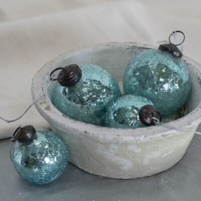 Crackle Turquoise Bauble Large