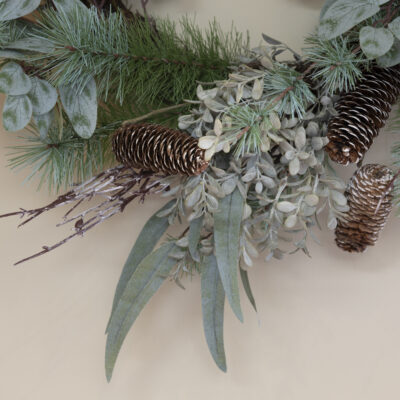 Foliage & Fircone Wreath