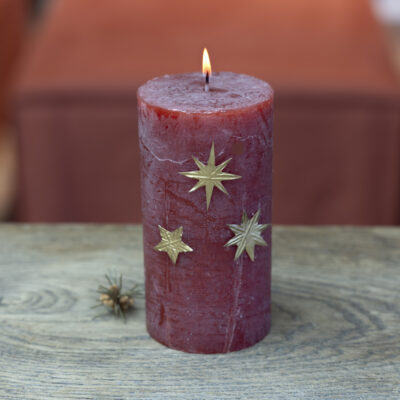 Candle Pins 3 Assorted Stars