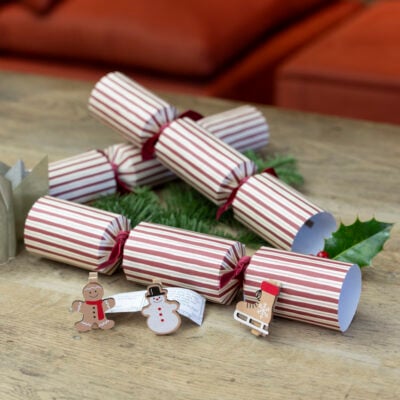 Christmas Crackers With Stripes