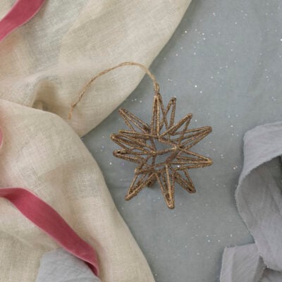 Gold Sparkly Star