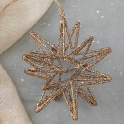 Gold Sparkly Star