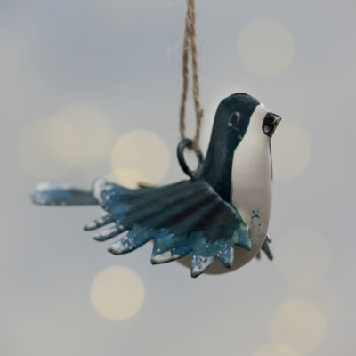 Decorative Hanging Bird Decoration Blue