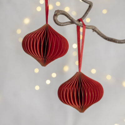 Honeycomb Decoration Onion Red