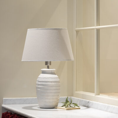Ceramic Lamp Millie With Cream Shade