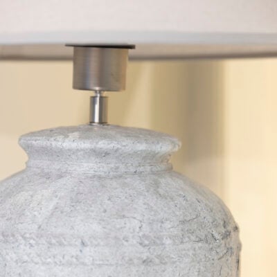 Ceramic Lamp Anya With Cream Shade