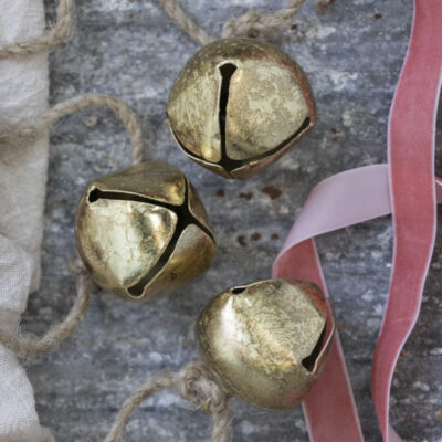 Gold Bell Garland Antique Gold