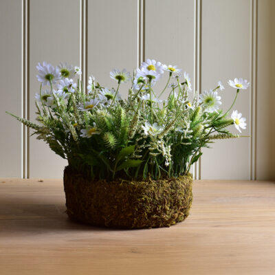 Wildflowers On Oasis White Large