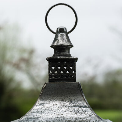 Lantern Genevieve Antique Silver