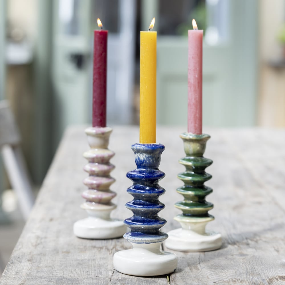 Glazed Candlestick Green - Image 6